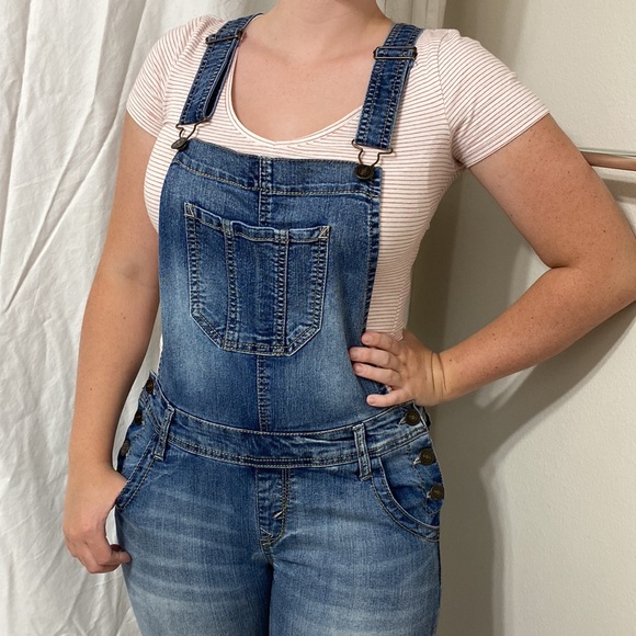 Wallflower Women’s Overalls. Size medium. Halloween:Strawberry Shortcake - Picture 3 of 8